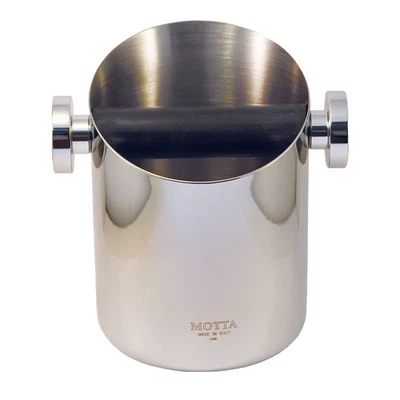 Recipiente para posos de café Motta, caja extraíble de acero inoxidable accesorios de barista