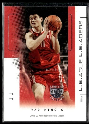 SkyBox LE 2003-04 Yao Ming League Leaders Foto 1 de 2