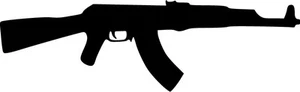 AK-47 Vinyl Aufkleber Abziehbild Militär Sowjetische Kalaschnikow Gewehr Größe & Farbe wählbar - Bild 1 von 2