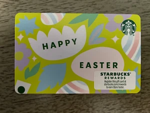 Limited Edition 2024 Starbucks Happy Easter Card Unused No Stored Value - Picture 1 of 2