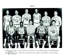 1964 1965 PHILADELPHIA WARRIORS 76ERS 8X10 TEAM PHOTO WILT CHAMBERLAIN NBA - Picture 1 of 1