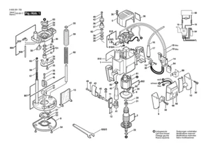 Bosch POF 800 ACE Ersatzteile | 0603291703 | Oberfräse | Ersatzteilliste - Bild 1 von 2