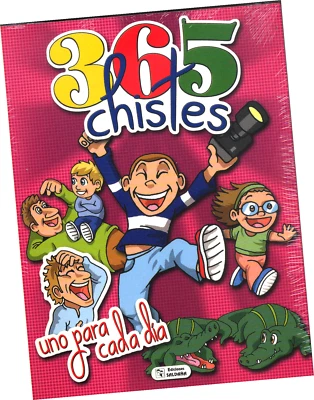 LIBRO INFANTIL "365 CHISTES; UNO PARA CADA DÍA", EN ESPAÑOL - Image 1 of 2