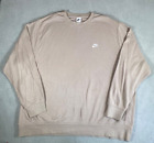 Nike Herren XXXL Vintage Sweatshirt sandbeige 3XL Pullover