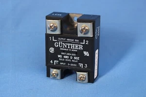 Gunther WG 480 D 50Z Solid State Relay WG480D50Z - Picture 1 of 3