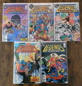 DC Comics Legends #1-5 Set Byrne Darkseid HG! - Picture 1 of 1