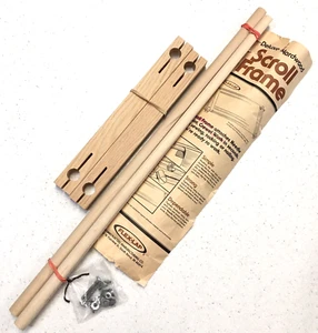 Homecrafters Flex-Lap Scroll Frame Embroidery Needlework 24" Deluxe Hardwood New - Picture 1 of 4