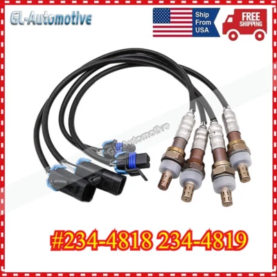 Комплект из 4 передних задних датчиков кислорода O2 для GM Cadillac CTS 2008-2011 SRX 2007-2009 - Изображение 1 из 4