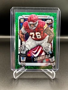 2024 Topps Cosmic Chrome Football - Kingsley Suamataia Kansas City Chiefs RC /75 - Bild 1 von 2