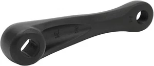 Manovella per bicicletta, 140 mm manovella per bicicletta in lega di alluminio con foro diamantato, - Foto 1 di 5