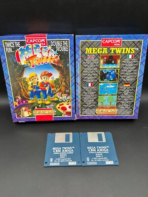 Mega Twins - PAL / EUR - Capcom/ U.S. Gold - CBM Amiga - German - BIG BOX - - Bild 1 von 4