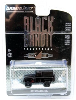 Nissan Patrol Serie 25 1970 GreenLight Black Bandit Collection Foto 1 de 2