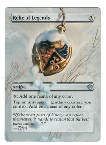 Relic of Legends Altered Full Art MTG Artifact Mana Rock Tap Legendary EDH - Picture 1 of 1