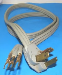 Haier Dryer Model RDE350AW: Power Cord 3 Prong 55 in (P5270) - Picture 1 of 3