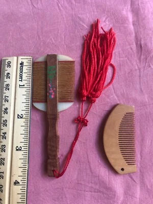 Wooden Men’s Beard & Mustache Pocket Comb. Can attach to key chain - Image 1 of 4