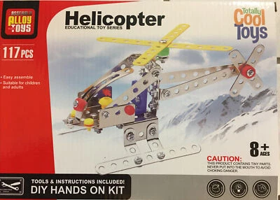 Totally Cool Toys Helicopter Educational Building Toy DIY Hands on Kit Age 8+NIB - Image 1 of 4