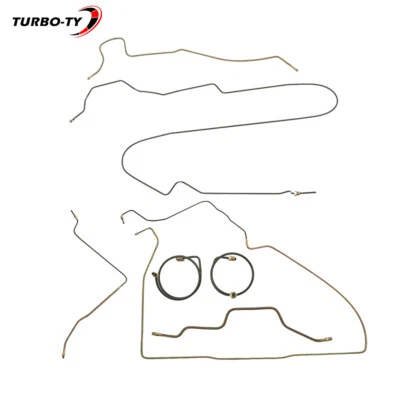 1987-95 For Jeep Wrangler YJ Power Disc Brake Line Kit Set No Abs - Image 1 of 4