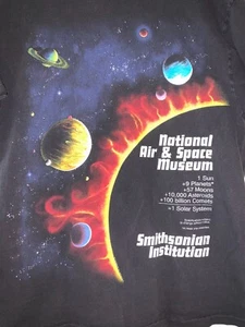 VINTAGE NATIONAL AIR & SPACE MUSEUM SHIRT SIZE L CHEST 22" LENGTH 27" MADE IN US - Picture 1 of 5
