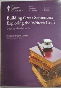 The Great Courses Building Great Sentences Writers Craft NEW 4 Dvds & Book 2008 - Picture 1 of 6