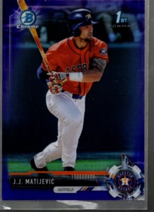 B1503- 2017 Bowman Chrome Draft Purple Refractors #BDC109 J.j. Matijevic /250 - Picture 1 of 2