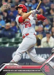 Nolan Arenado 2023 Topps Now #78 Hits 300th Career Home Run - Foto 1 di 2
