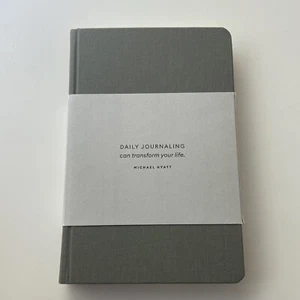 Michael Hyatt Full Focus Journal Daily Journaling grauer Leineneinband - Bild 1 von 7