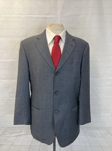 Hugo Boss Men's Gray Solid Wool Blazer 38S $895 - Picture 1 of 18