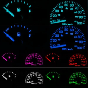 LED Dash Instrument Gauge Cluster Light Bulbs Kit for Jeep Cherokee XJ 1997-2001 - Picture 1 of 10