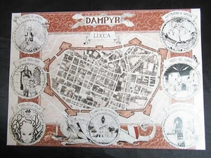 DAMPYR MAPPA CITTA' DI LUCCA 2018 POSTER MANIFESTO LOCANDINA cm 42X30 gadget - Bild 1 von 5
