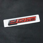 1x Matte Red eDrive Black Plastic Sticker Badge Emblem Decal Bumper Utility Door