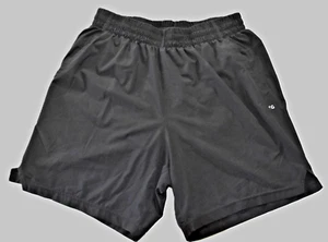 DSG 7" Running Shorts Lined Black Men Medium Activewear Drawstring Elastic Waist - Picture 1 of 4
