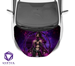 Mortal Combat Mileena Hood Wrap Weatherproof Vinyl Decal 50X60 1YR-Warranty K - Picture 1 of 1