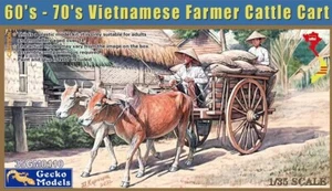 Gecko Models 1/35 35GM0110 60′-70’s Vietnamese Farmer Cattle Cart - Picture 1 of 1