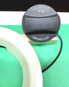 2007-2014 BMW MINI COOPER R55 GAS Door SURROUND / Lid RING COVER OEM White Color - Picture 1 of 10