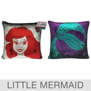 Disney Princess Mermaid 2-In-1 Reversible Sequin Pillow 20”x20” BRAND NEW!!! - Picture 1 of 1