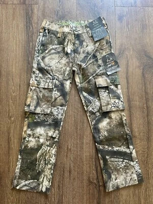 Realtree APX Youth 6 Pocket Cargo Hunting Pants Size Small (6-7) NWT - Image 1 of 4