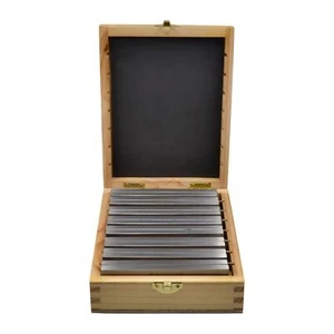 8 Pairs Parallel Steel Gauge Block Set Ground Steel 16 plates 120 mm Long - Picture 1 of 10