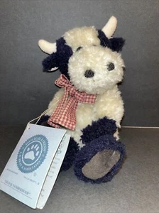 Boyds Bears SILO Q. VANDERHOOF the Cow 8"Jointed 55312-07 Preowned With Tag - Picture 1 of 8