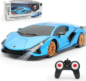 Remote Control Car 1:24 Officially Licensed 2.4GHZ Rc Cars Lambo Sport Racing To - Picture 1 of 8