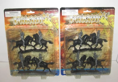 2 Boxes Paladin Plastic Mounted Civil War Confederate Cavalry Figures 54mm - Image 1 of 4
