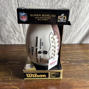 New Super Bowl 50 Wilson Mini Size Football In The Packaging Official Ball NFL - Picture 1 of 6
