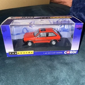 Corgi Vanguards 1:43 Ford Fiesta MK1 XR2 Sunburst Red VA12506  - Bild 1 von 3