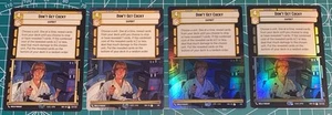 Don't Get Cocky Master Set Including Hyperspace Foil SOR 485 Star Wars Unlimited - Picture 1 of 1