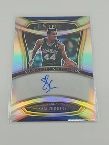 Panini Select Signature Selections Sam Perkins 2020-21 #SIS-SAM automático plateado - Imagen 1 de 11
