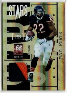 Parche Donruss Elite Football 2010 negro Prime Matt Forte parche osos 21/50 - Imagen 1 de 2