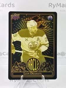 Leon Draisaitl 2024-25 cubierta superior oráculos extendidos #O-39 engrasadores amarillos Edmonton - Imagen 1 de 2