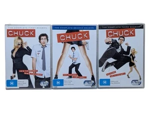 Chuck Seasons 1-3 (3 DVD Bundle) | Region 4 | TV Series Action Comedy - Picture 1 of 7