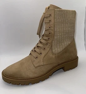 New In Box New York & Company Buffy Boot, Nude, Suede Size 8  - Picture 1 of 7