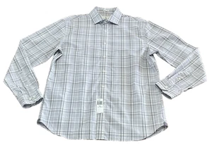 Todd Snyder Mens Shirt 16 1/2 34/35 Gray White Plaid Casual Classiccore Preppy - Picture 1 of 13