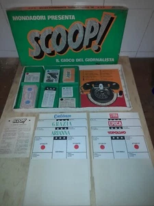 Scoop ! Il Gioco Del Giornalista - EG Mondadori 1967 - Gioco In Scatola Vintage - Foto 1 di 11